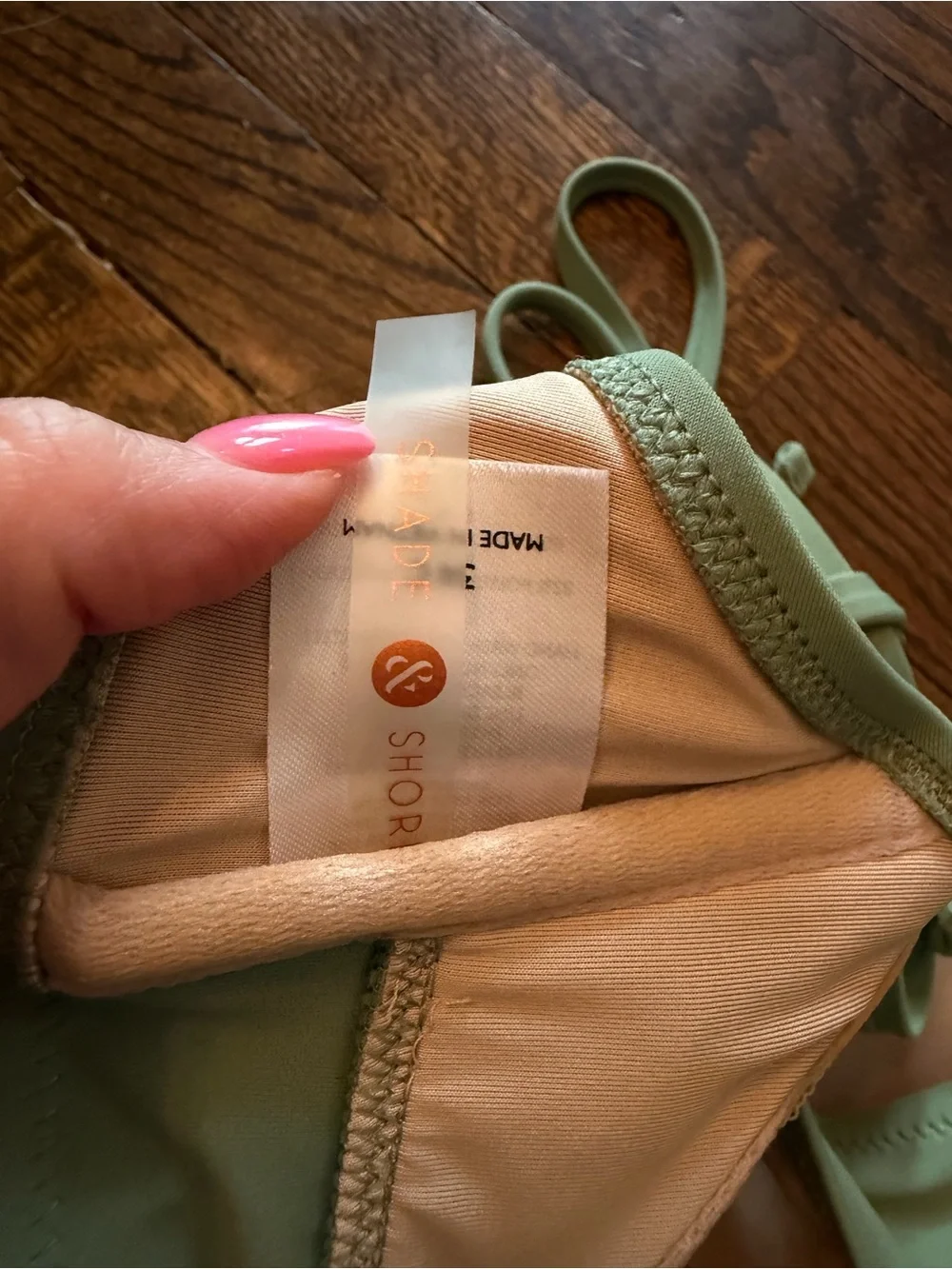 Women’s Light Olive Bralette - Soft Supportive Triangle Top
